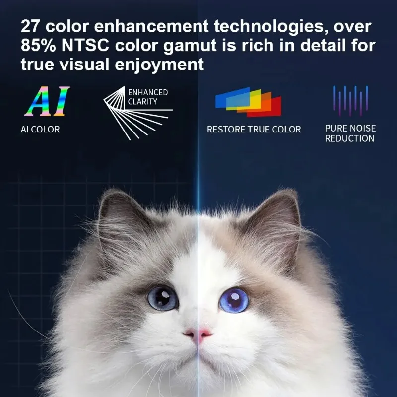 HONGTOP Android умный мини-проектор 300ANSI люмен портативный проектор 4K с WIFI Bluetooth 1080P