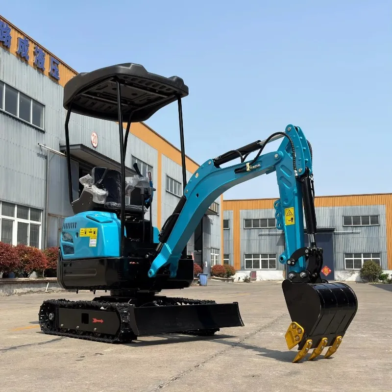 Фото Гидравлический мини-экскаватор с двигателем Kubota/Yanmar и навесным оборудованием, малогабаритный гусеничный экскаватор для сельского хозяйства и строительных проектов №5