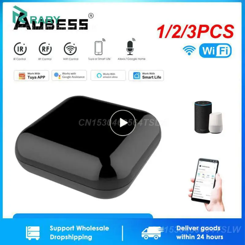 

1/2/3PCS Moes WiFi RF IR Universal Remote Controller RF Appliances Appliances Tuya Smart Life App Voice Control via Alexa Google