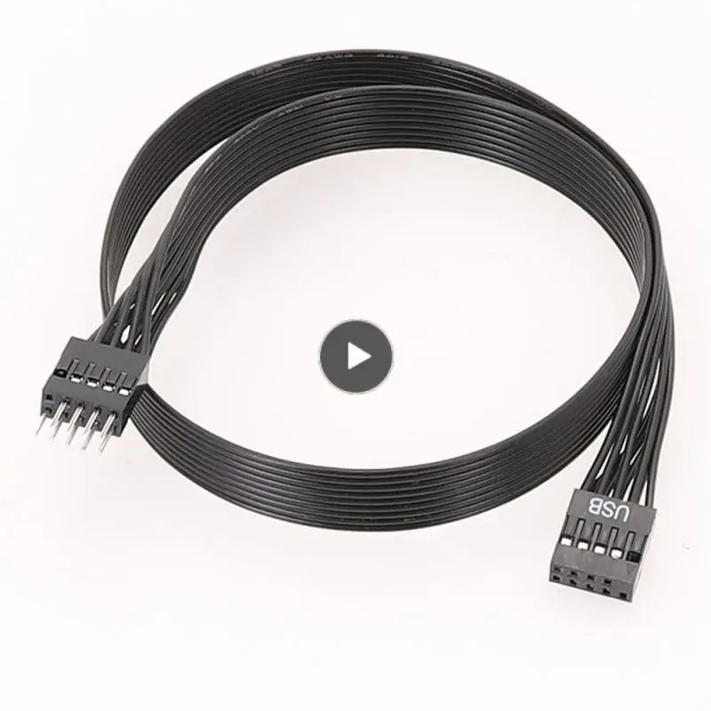 

Lagging Design Computer Motherboard Cable Repeatable Pluggable Not Easy To Damage All Black Cable+ Pvc Insulation Long Life
