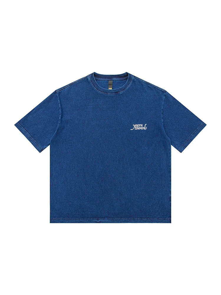 Летняя новая американская Винтажная Футболка Nted из чистого хлопка с принтом букв