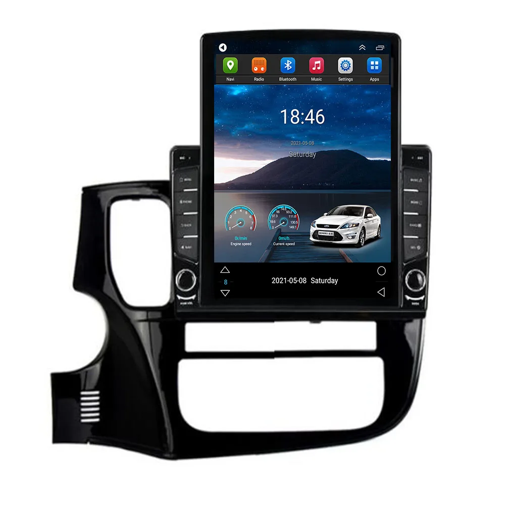 

For Tesla Style 2 Din Android 12 Car Radio For Mitsubishi Outlander XL 3 2012-2018 Multimedia Video Player GPS Stereo Carplay