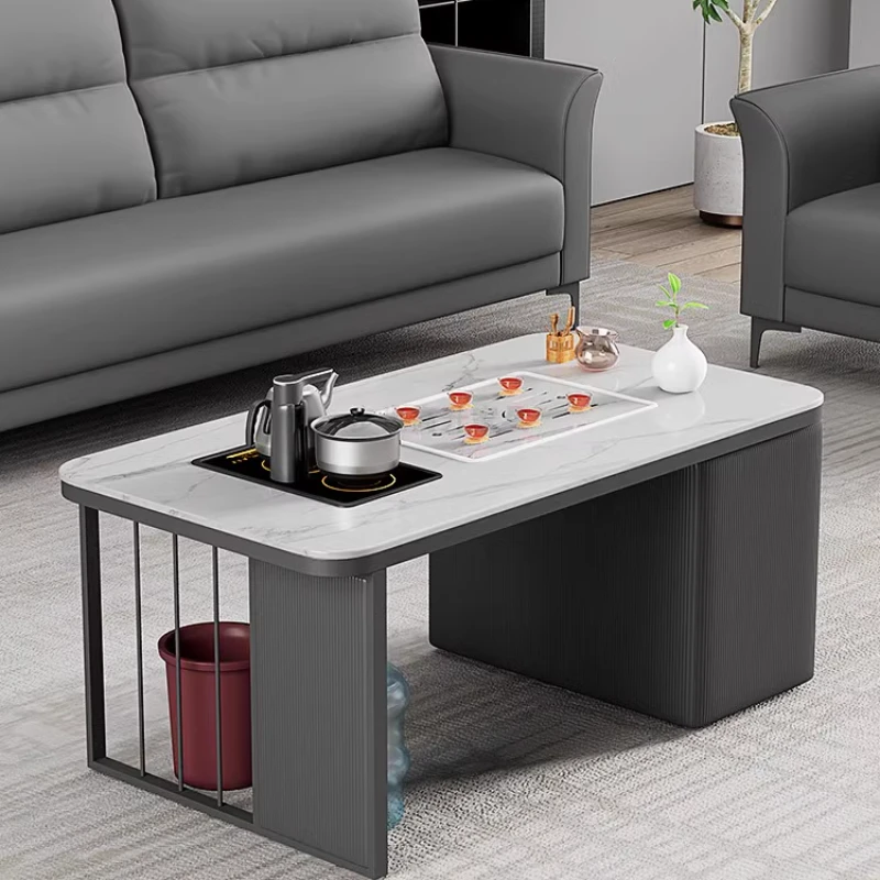 Гламурный минималистичный журнальный столик прозрачный высокий современный