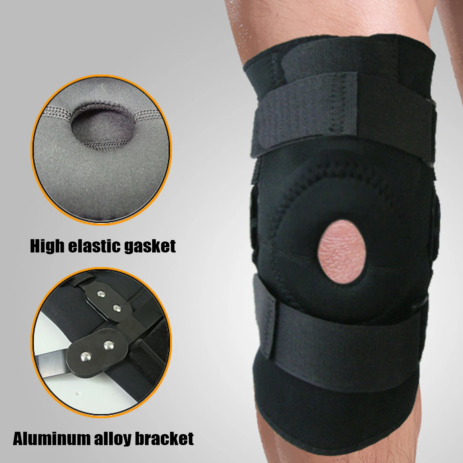 

1 Pcs Fitness Knee Support Patella Belt Elastic Bandage Tape Sport Strap Knee Pads Protector Band For Knee Brace Football Sports