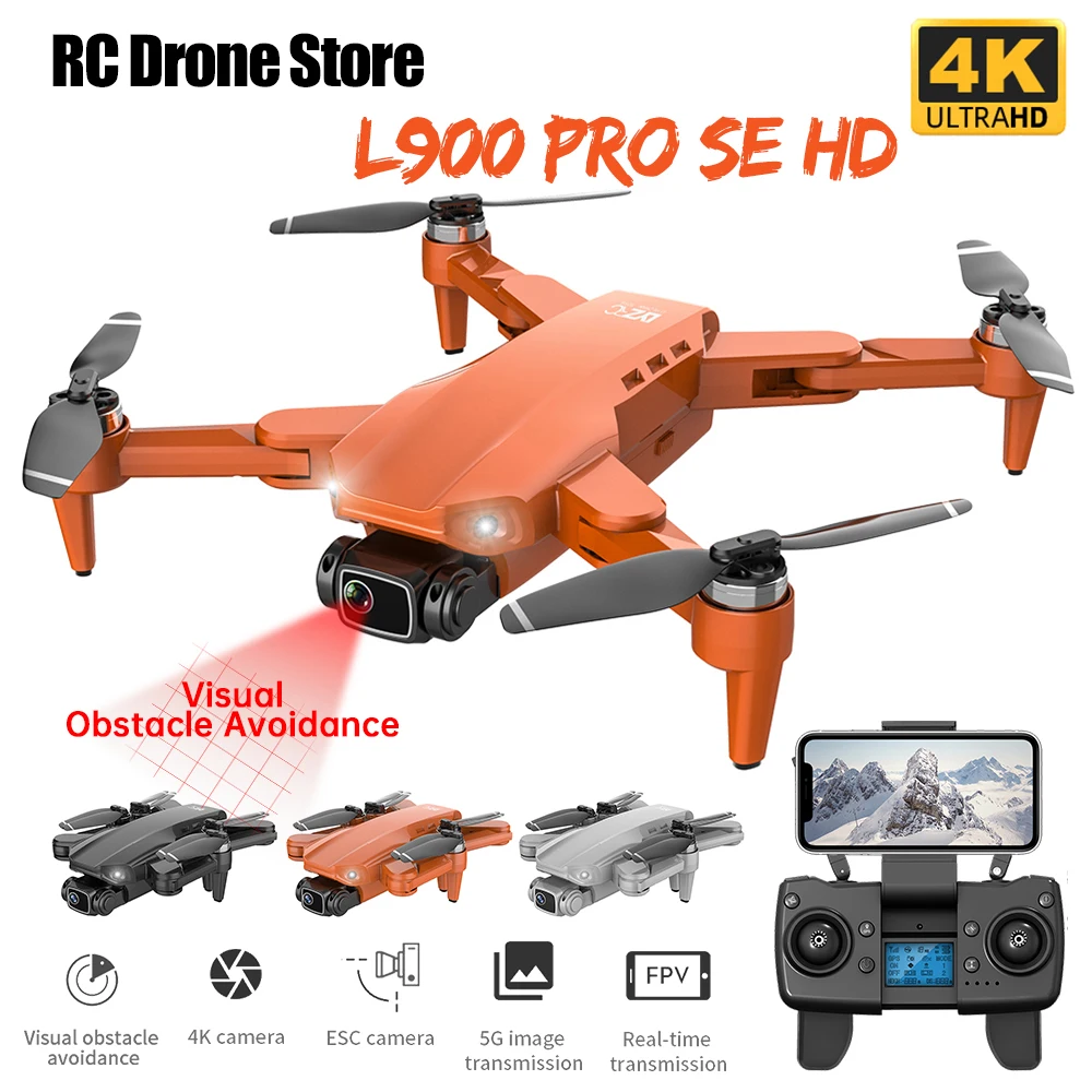 

L900 Pro Professional Drone GPS 4K HD Ultra-Clear Lens 5G Aerial Photography Quadcopter Distance 1.2km Long Endurance RC Drone