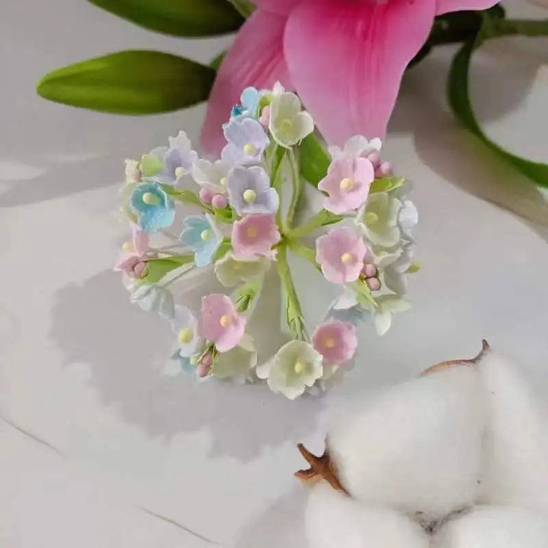 Искусственные бумажные цветы Flores 1 см