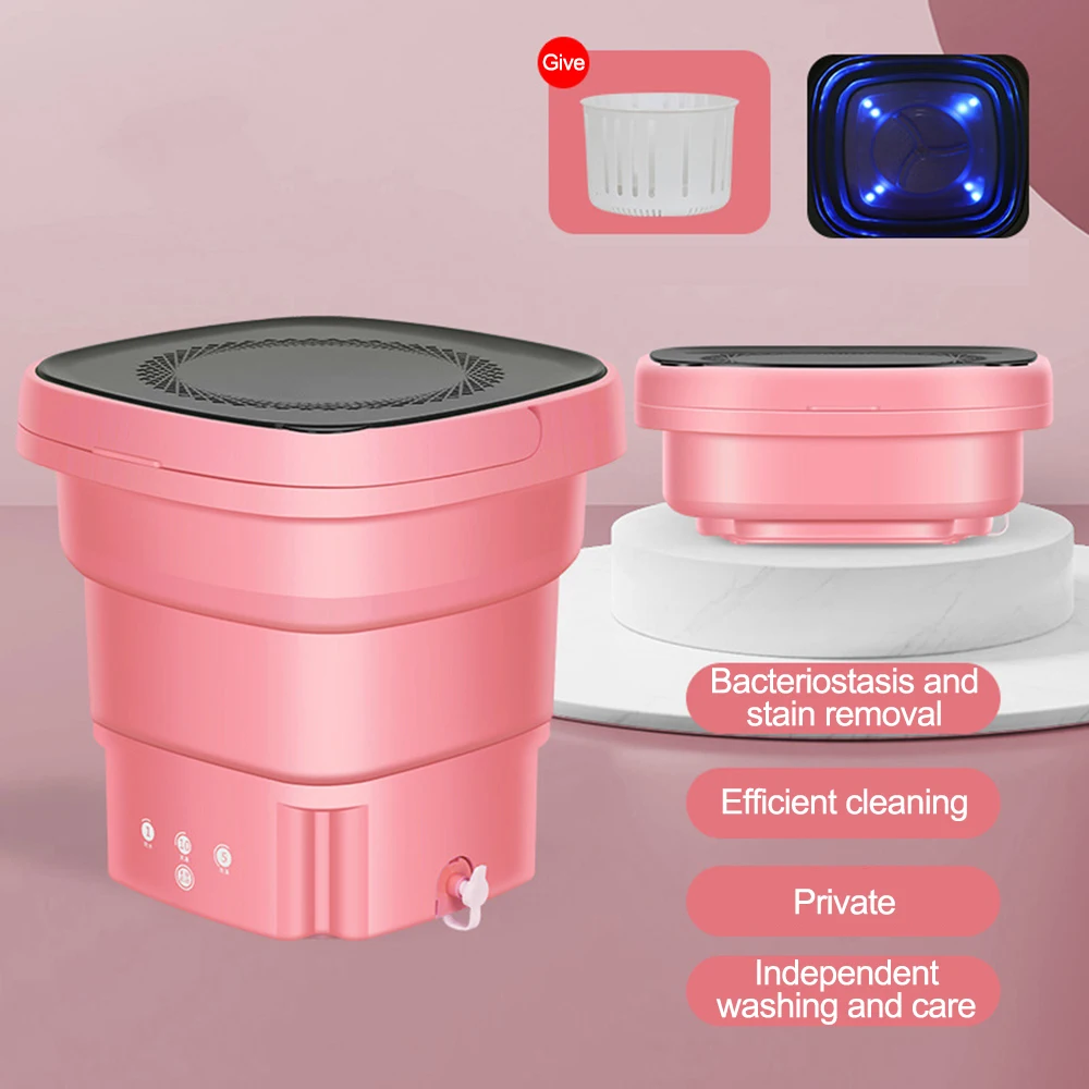 

Mini Lazy Washing Machine Clothes Cleaner Personal Bucket Washing For Socks Underwear Mini Washing Machine For Travel Business