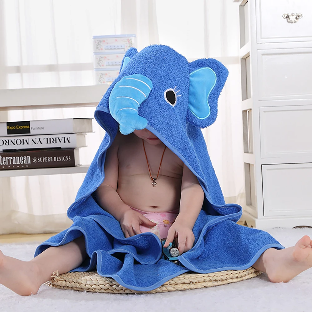 

Baby Bathrobe Cartoon Hooded Infant Girl Boy Bath Towels Soft Children'S Clothing Rabbit Baby Bath Accessories Swaddling Blanket