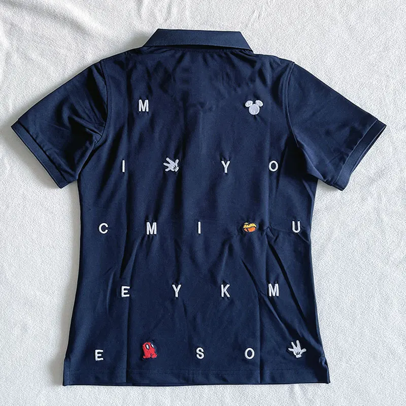 Summer Golf Clothing Women Short Sleeve Golf T-Shirt 3 Colors PG Outdoor Leisure Sports Shirt