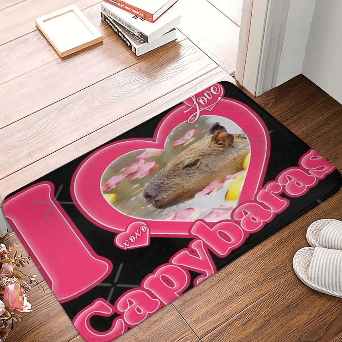 

I Love Capybaras 40x60 см коврик из полиэстера Коврики для пола персонализированные праздничные подарки для двери