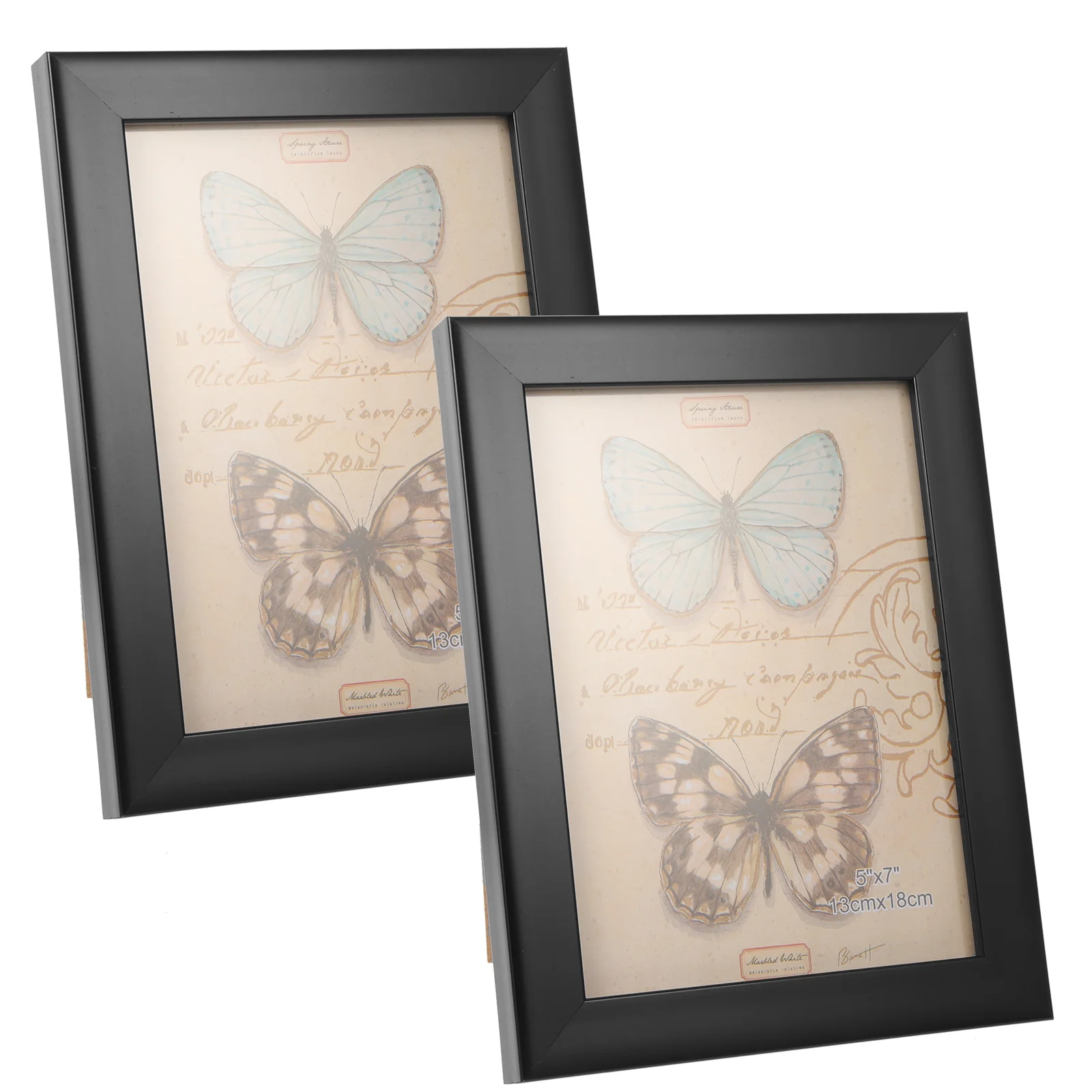 

2Pcs Household Picture Frame Photo Frame Decoration Display Picture Frame Photo Frame Photo Display Frame