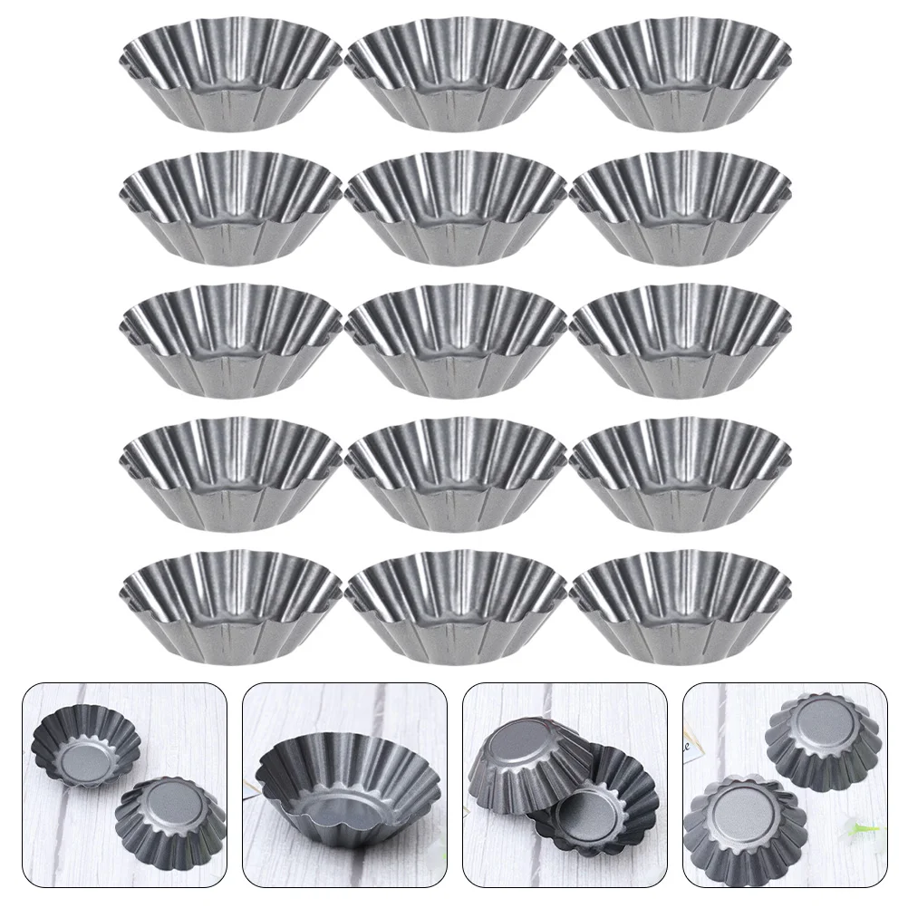 

15Pcs Household Egg Molds Multi-function Muffin Cups Convenient Molds Accessory