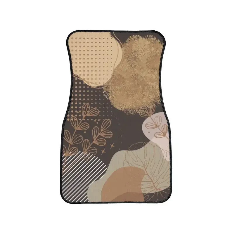 Коричневые коврики в стиле бохо эстетического абстрактного искусства