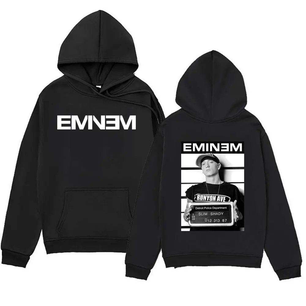 

Худи Eminem Slim Shady Rap Cool Fun с графическим рисунком для мужчин и женщин, Свитшот в стиле Харадзюку, в стиле хип-хоп, уличная одежда, мужские Модные худи