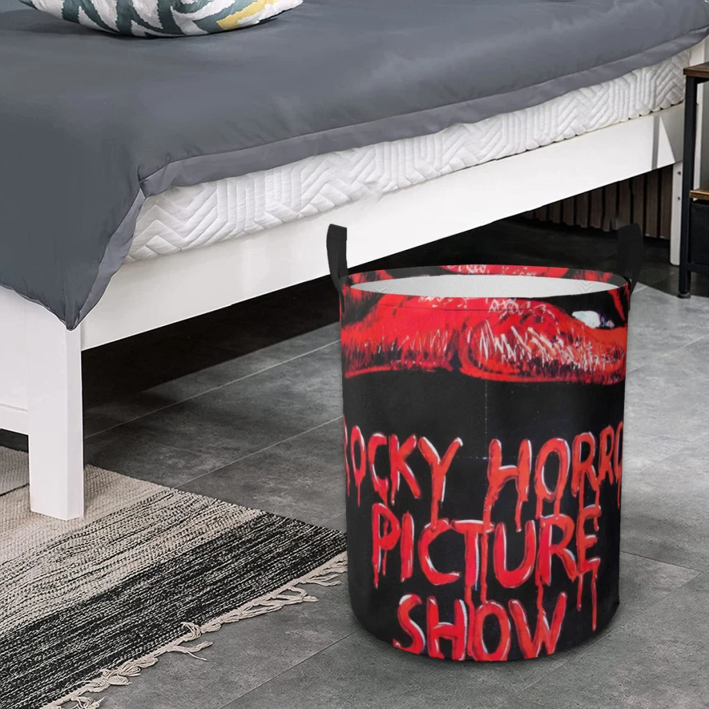 Корзина для белья Rocky Horror Show Тканевая корзина Передвижная складная грязного