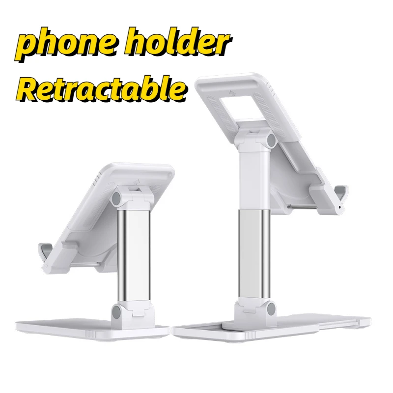 New Desk Tablet Phone Holder for Iphone Ipad Desktop Mobile Phone Stand Support Adjustable Metal Retractable Holders Bracket