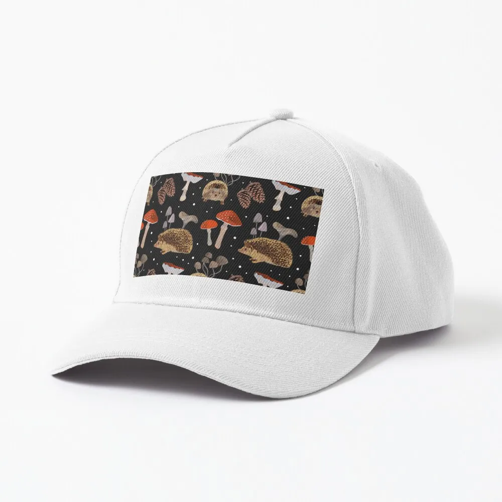 

Hedgehogs and Mushrooms Cap Designed and sold by a Top Seller cafelab