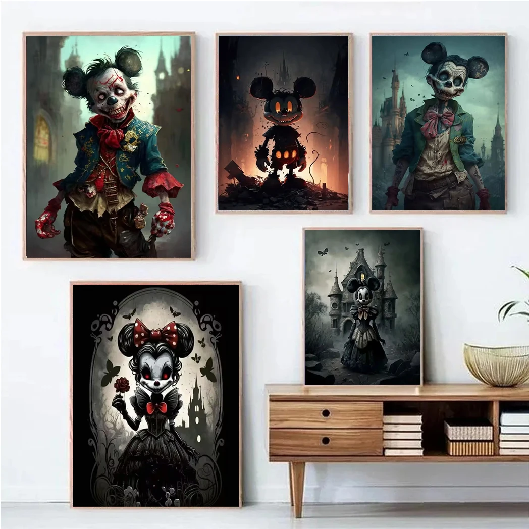 MINISO Готический Микки Маус на холсте