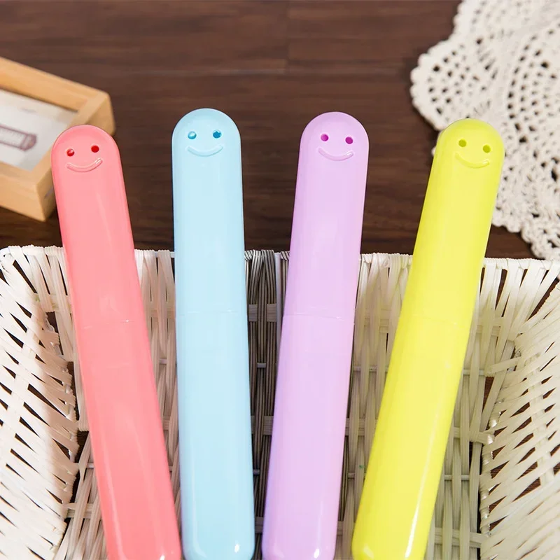 Caixa De Escova Dentes Excelente Portátil Viagem Caminhadas Acampamento Titular Caso Tubo Capa Proteger Toothpaste Holders