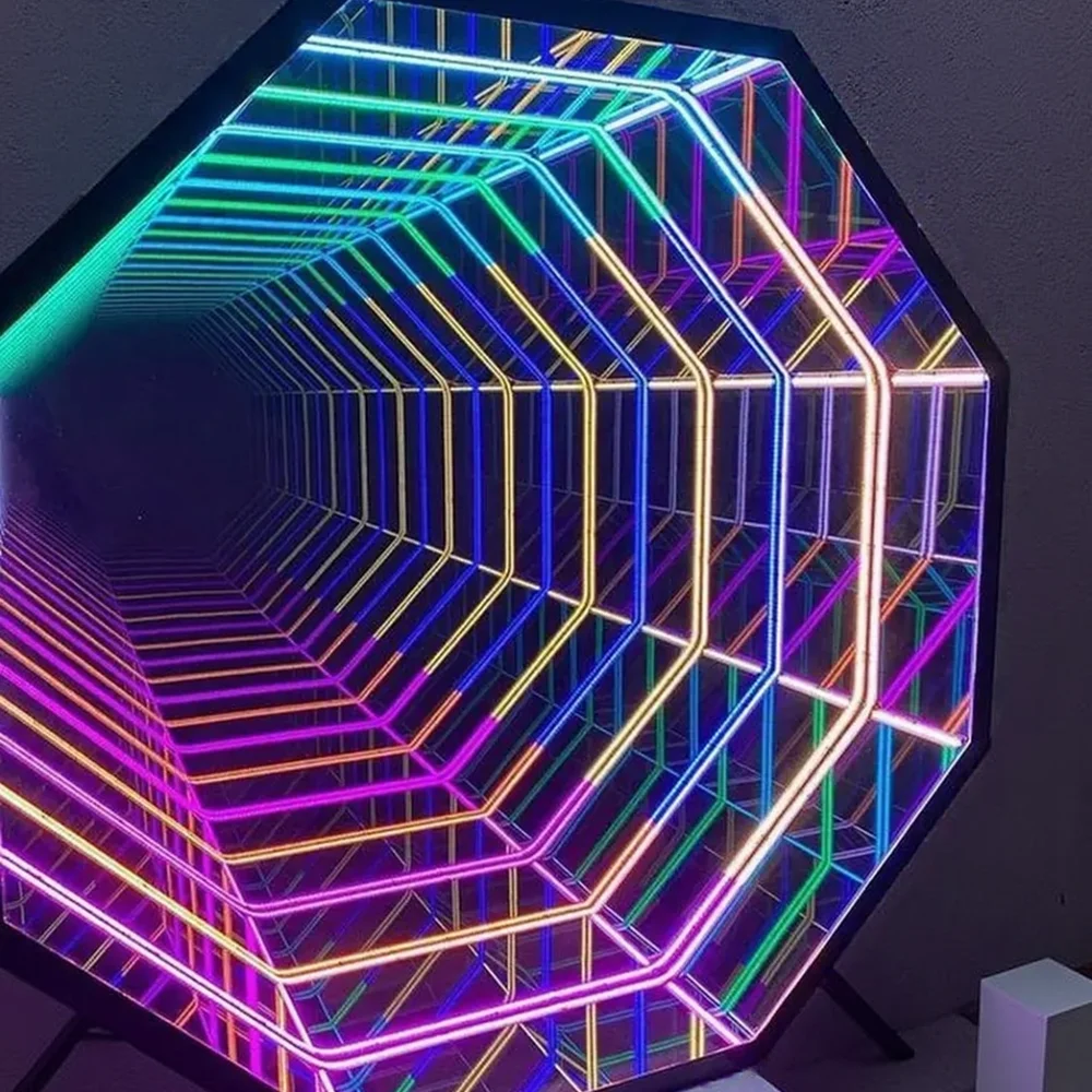Пользовательские 3D светодиодные зеркала бесконечности с подсветкой букв Крытый светодиодный знак для приема светящийся настенный декор для дома или бизнеса (art.: 3920cf55752d7) - 3920cf55752d7