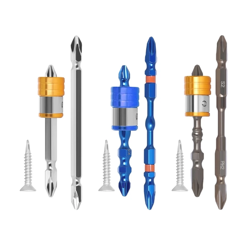 

Multifunctional Double-head Wind Bit with Strong Magnetic Ring Wear-resistant Screwdriver Head Double-head Cross Tool