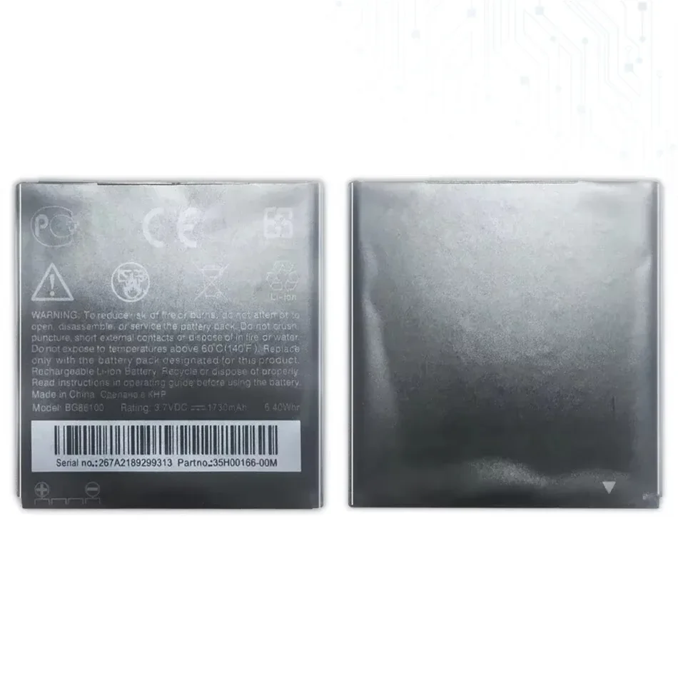 BG86100 для HTC G17 EVO 3D G18 XE Z715e G14 Z710t Z710e Sensation 4G 1730 мАч мобильный аккумулятор