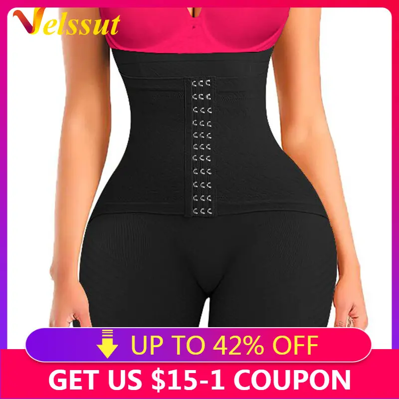 Velssut Women Body Shapewear Panties Waist Cincher Slimming Underwear High Waist Shorts Fajas Briefs Shapers Panties