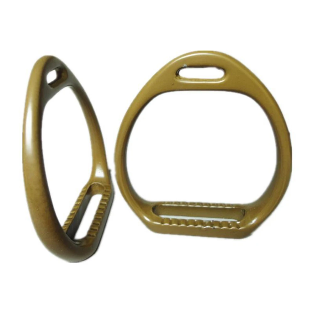 

2pcs/pair Stainless Steel Safety Stirrup Equestrian Anti Slip Horse Riding Curved Irons Outdoor Sports Equipment Comfortable