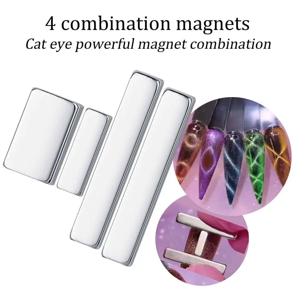 

4 шт./набор, магнитные палочки для ногтей «кошачий глаз»