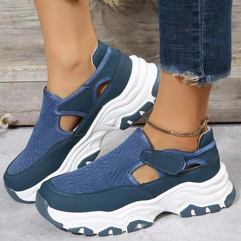 2023 Women's Sneakers Platform Casual Breathable Sport Design Vulcanized Shoes Fashion Tennis Female Shoes Zapatillas Mujer