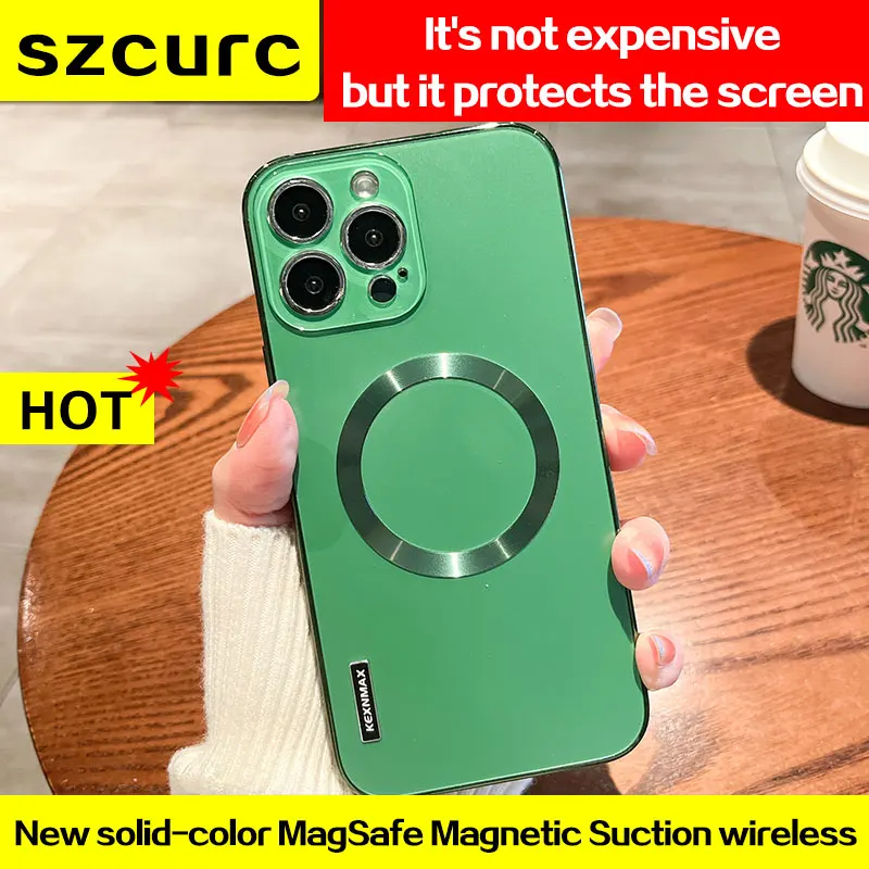 Kup Dla IPhone 14 Pro Max Case Nowy Magsafe Ssanie Magnetyczne Wysokiej Klasy Luksus Dla Iphone 13 12 Etui Na Telefon Anty Upadek Osłona Ochronna