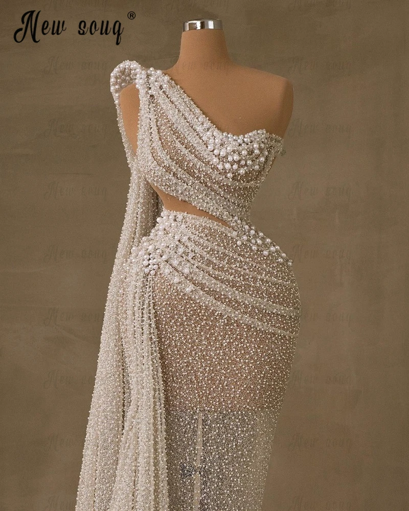 Женское вечернее платье с юбкой годе Элегантное Длинное одним открытым плечом и