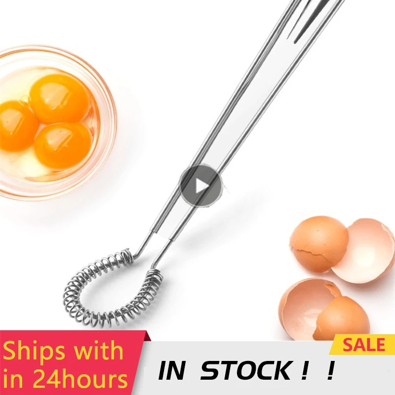 

1 Piece Egg Tools Stainless Steel Hand Held Spring Whisk Kitchen Eggs Sauces Mixer Egg Beater Tools Home Kitchen Accessories