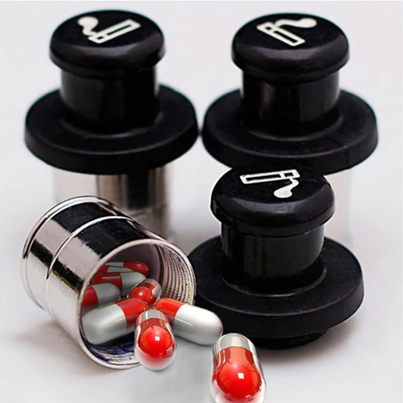 

1Pcs Pill Case Box Secret Safe Stash Car Auto Cigarette Lighter Hidden Diversion Compartment Container Safe Storage Case Boxes