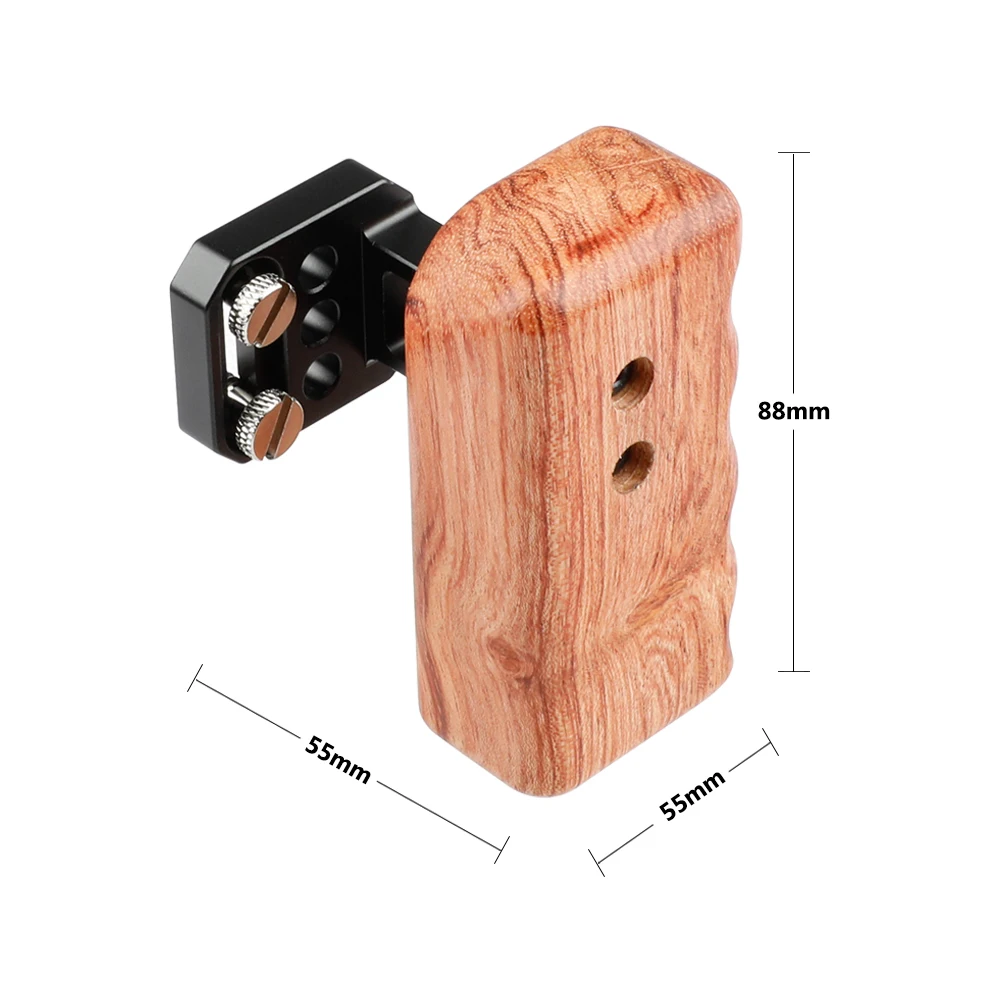 Деревянная рукоятка HDRIG (правая/левая) боковая разъем из алюминиевого сплава для