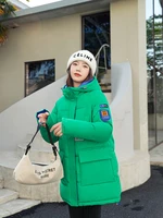 2022 new female winter loose womens parkas hooded warm winter down coat cotton padded jacket windproof casual student coat