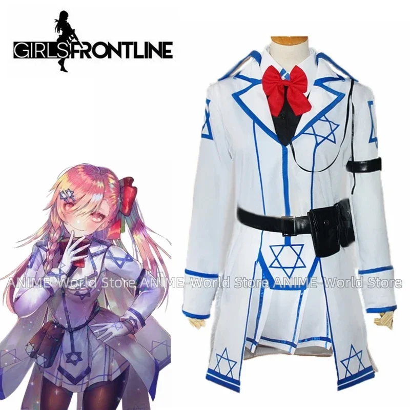 Косплей-костюм с перчатками для девочки фронтальная линия Негев Хэллоуин