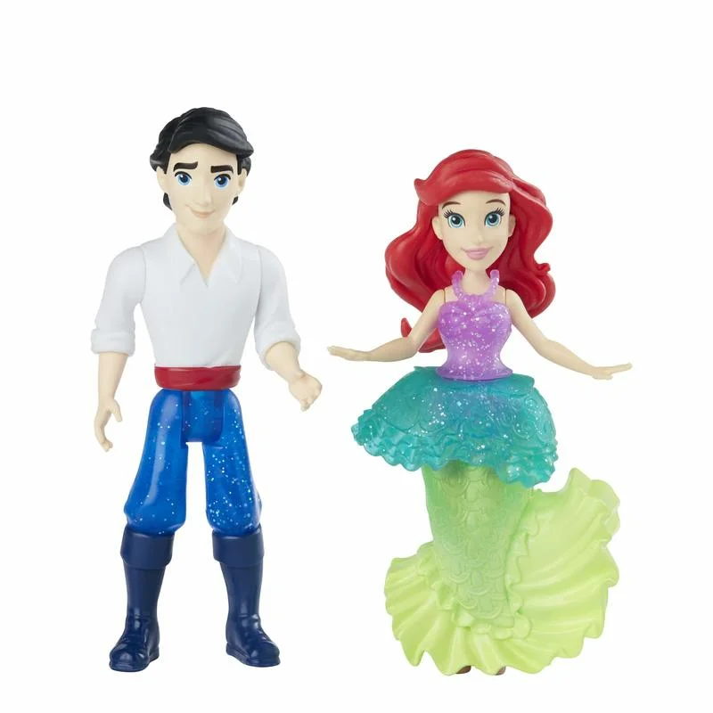 

Disney Princess Prince Doll Toy for Girls Ariel Eric Collectible Doll Royal Clips Toys with Extra Dress Kids Girls Birthday Gift
