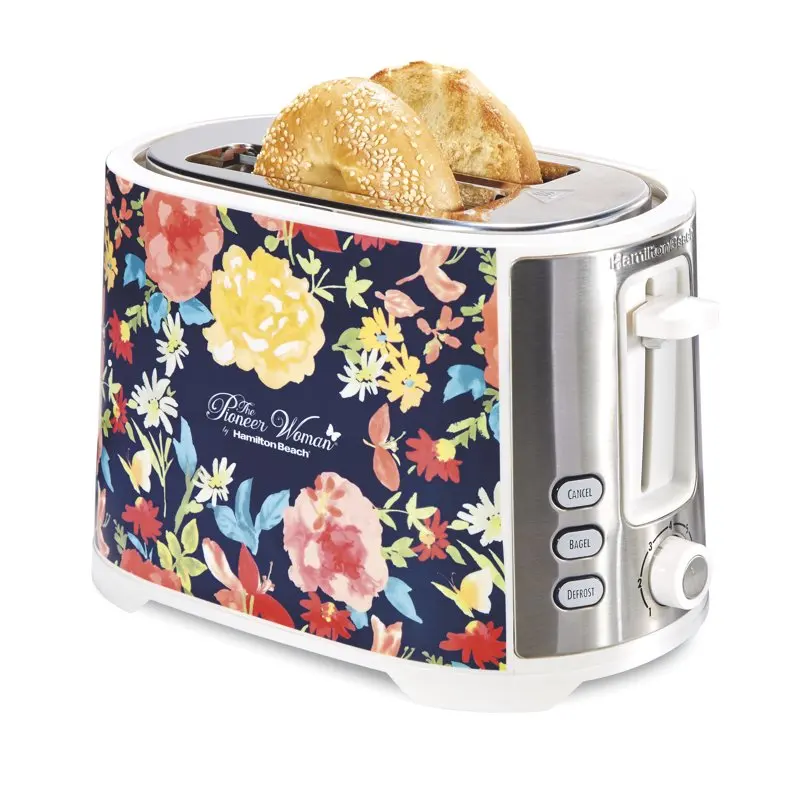 

Fiona Floral Extra-Wide Slot 2-Slice Toaster