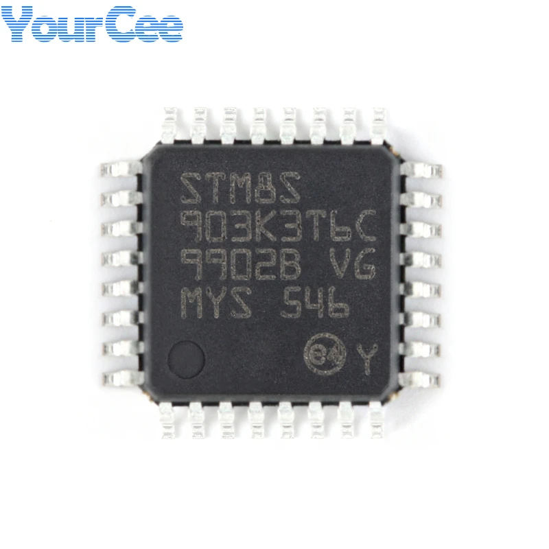 Флэш-память STM8S903K3T6C 16 МГц 8 КБ микроконтроллер бит MCU EEPROM 640B ОЗУ 1 8S903K3T6C IC |