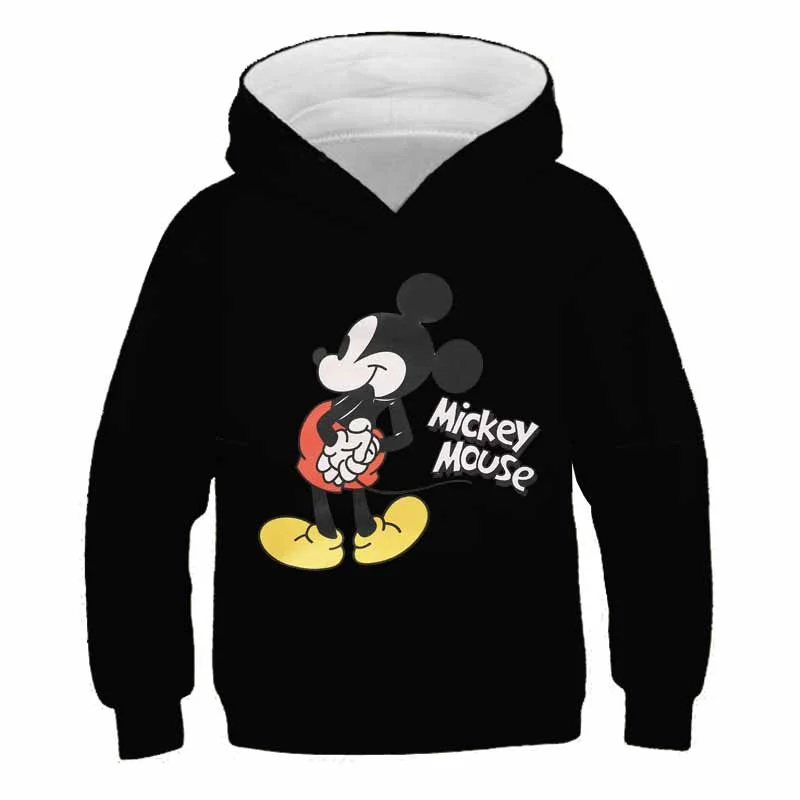 

Autumn Long Sleeve Kids Sweatshirt Boy Girls Cartoon Casual Mickey Mouse Hoodies For Girls Tops Girls Pullovers Children Clothes