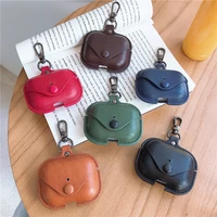 business leather protective case suitable for apple bluetooth headset charging box new fall proof simplicity
