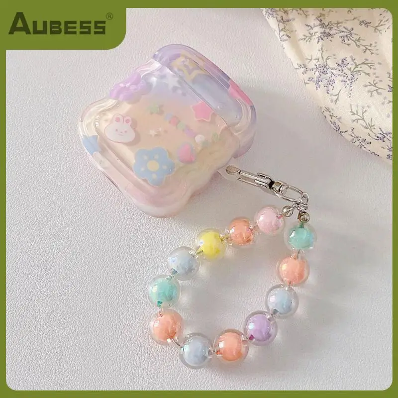 

Противоударный защитный чехол в виде кролика со звездами, Защитный Водонепроницаемый чехол для наушников, милая Бытовая электроника