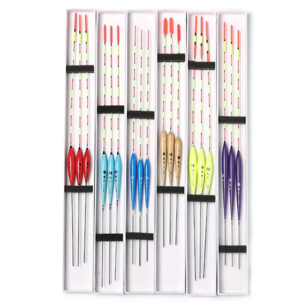 

3Pcs/Carp Barr Fir Float Tail Bobber Superfine Workmanship Freshwater Suits Sensitive Portable Fishing Tools 2022 New Arrivals