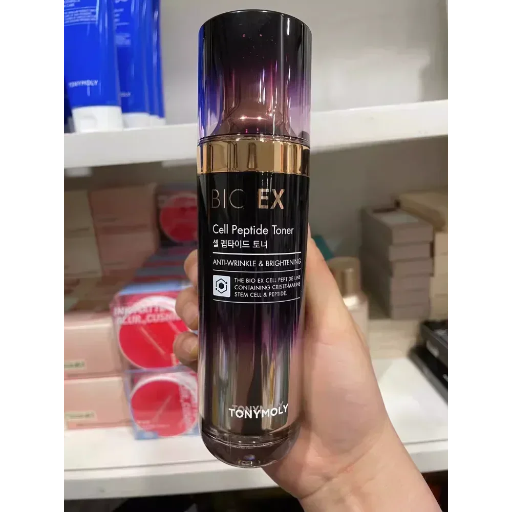 Фото Корейский тонеполи BIO EX Cell Peptide Toner, крем-эмульсия, осветляющий, укрепляющий, против старения, против морщин, увлажняющий набор для ухода за кожей №5