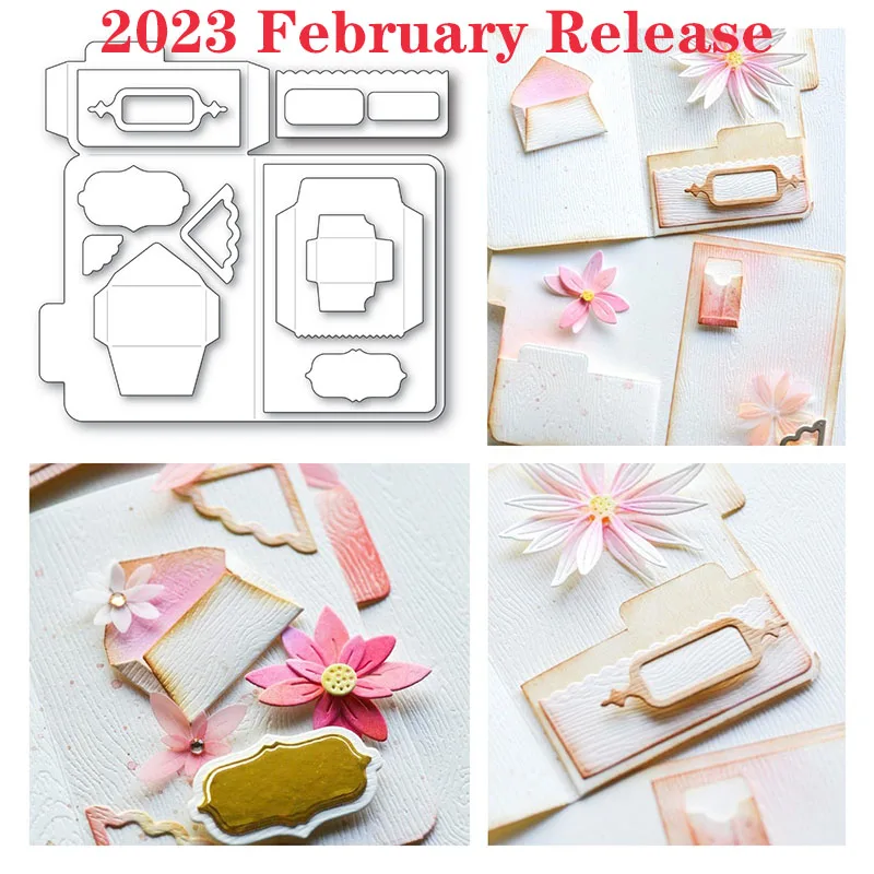 

Thistle Stems Frames February 2023 Release Metal Cutting Dies For Scrapbooking Paper Craft Handmade Card Album Punch Art Cutter