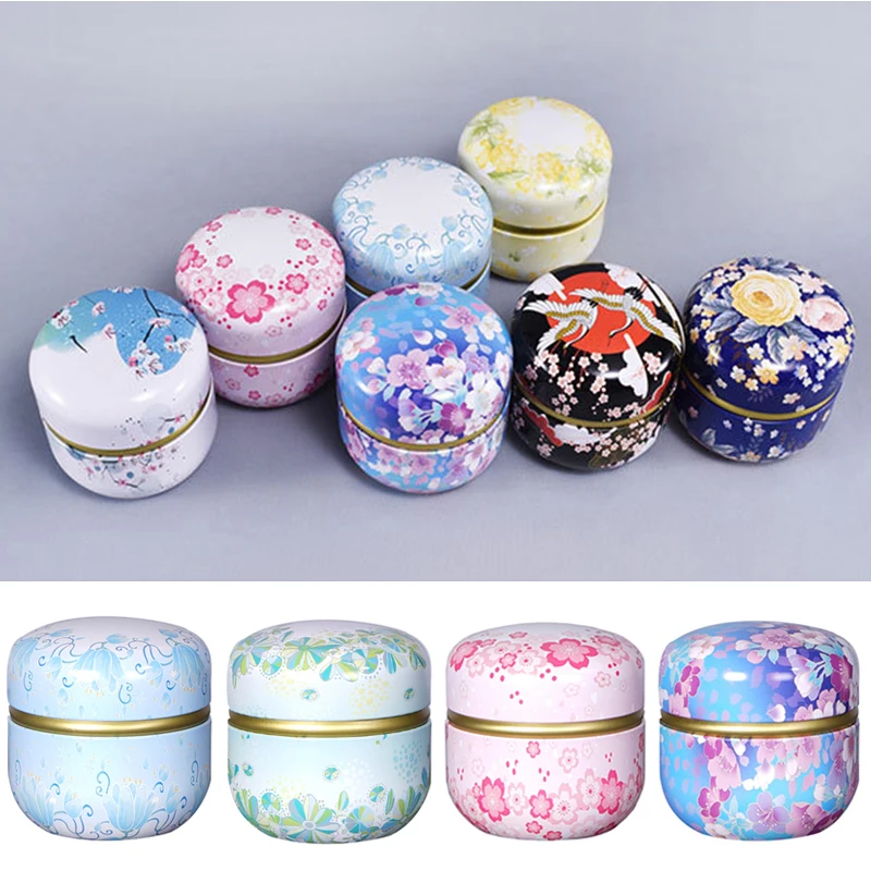 

1PC Vintage Empty Storage Box Handmade Candles Container Tin Candle Jar Making Kit Sealed Candy Tea Cans Food Packaging Boxes