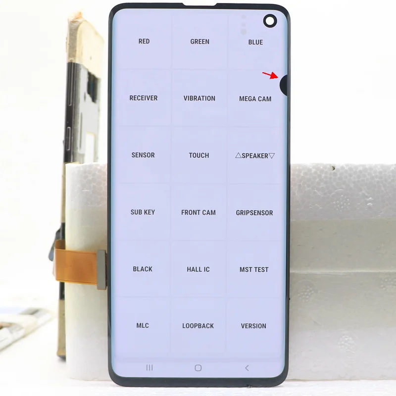 Фото ORI 120HZ AMOLED LCD-дисплей для Samsung Galaxy S10 SM-G973 G973B G973D G973W, сенсорный экран, замена дисплея №2