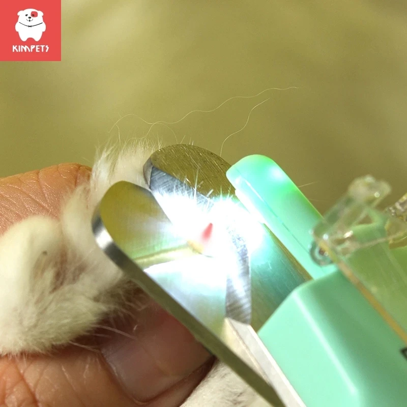 

Professional Pet Nail Clipper Scissors Pet Dog Cat Nail Toe Claw Clippers Scissor LED Light Nail Trimmer for Animals Pet