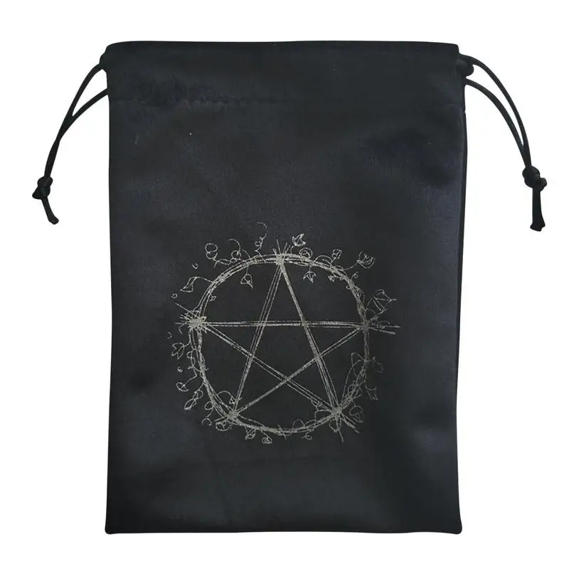 

Tarot Bags And Pouches Five-Pointed Star Drawstring Velvet Jewelry Pouch Gift Bags Tarot & Dice Bag Oracle Cards Jewelry Bags